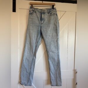 Abercrombie & Fitch The 90s Slim Straight Ultra High Rise Size 8 Long (29 long)